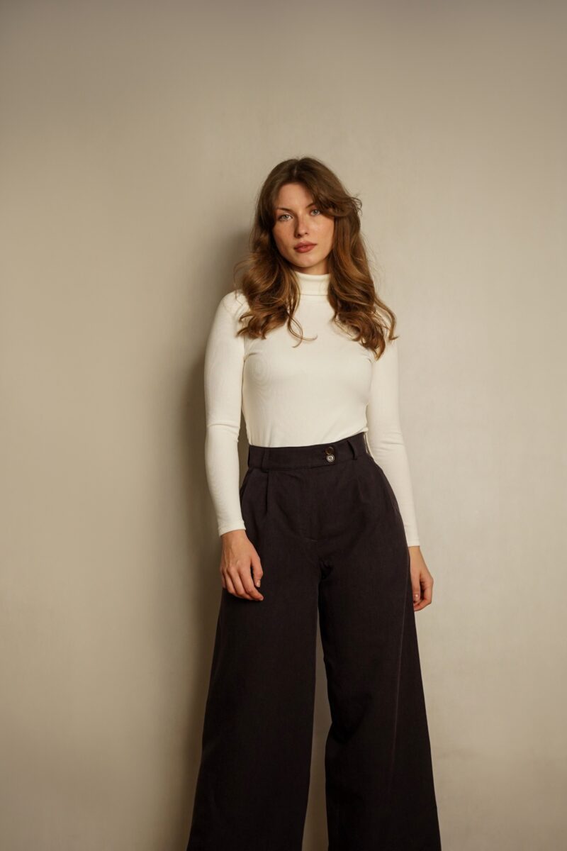 Sukienka golfowa Helena midi granat