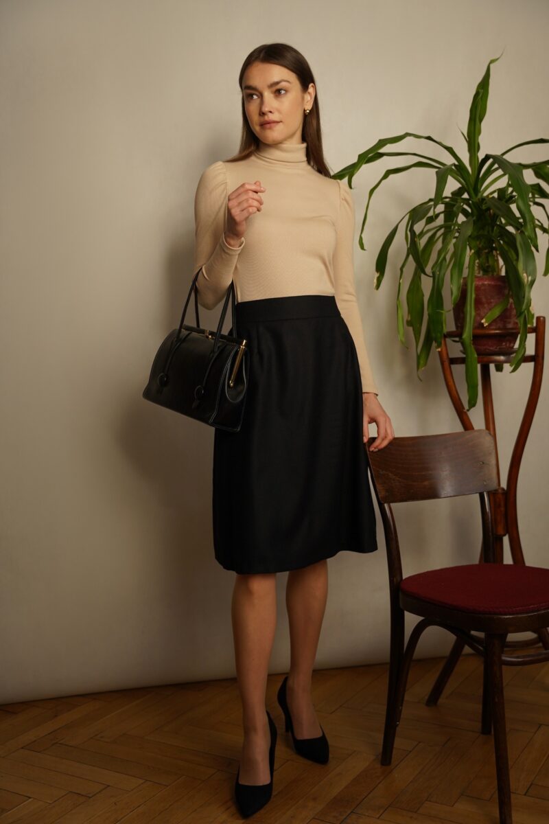 Elegancka retro koszula damska Lea perłowa