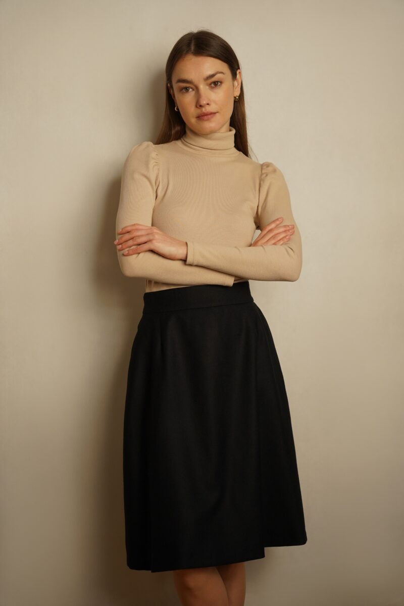 Elegancka retro koszula damska Lea perłowa