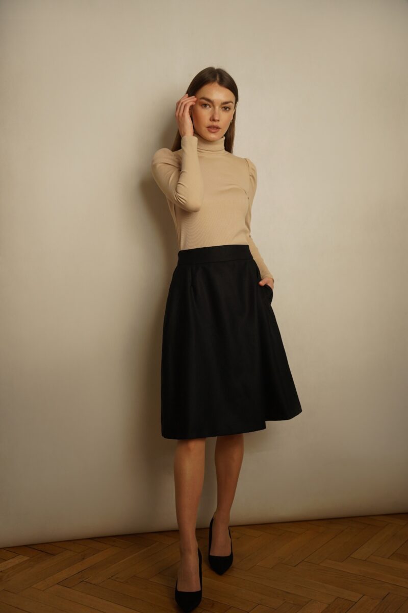 Elegancka retro koszula damska Lea perłowa