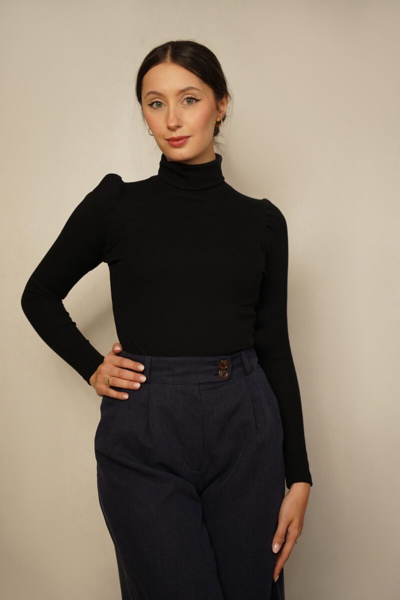 Sukienka golfowa Helena midi granat